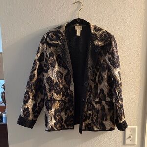 Chicos Reversible Quilted Jacket